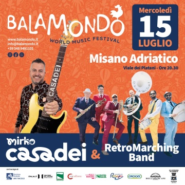 Balamondo, con la RetroMarching Band